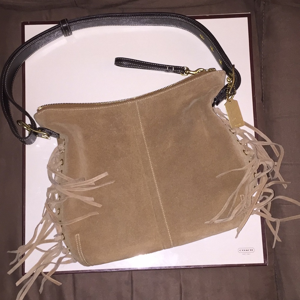 Coach Suede Fringe Handbag